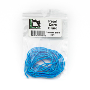 Hareline Pearl Core Braid 79 Damsel Blue
