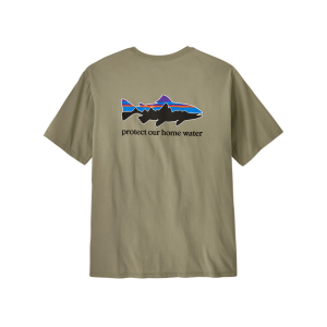 Image of Patagonia Men's Home Water Trout Organic T-Shirt XL River Rock Green