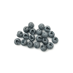 Image of MFC Slotted Tungsten Beads 3.3 mm (1 8 in) Mottled Matte Grey