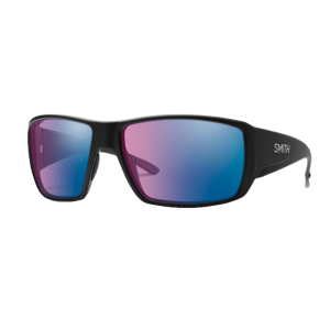 Image of Smith Optics Guide's Choice Matte Black Rose Blue Mirror Polarchromic