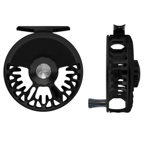 Image of Abel Vaya Fly Reel 7/8 Gloss Black Finish and Drag Knob with Ebony Handle