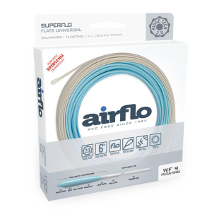 Image of Airflo Superflo Max Ridge 2.0 Flats Universal Taper Sky Cloud WF10F