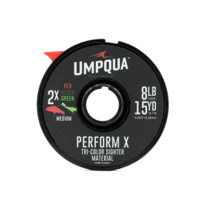 Image of Umpqua Sighter-Tippet Two Tone 15 m Medium 2X Red Green