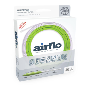 Image of Airflo Superflo Max Ridge 2.0 Universal Taper Chartreuse White WF6F