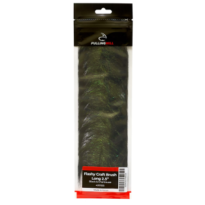 Image of Fulling Mill Flashy Craft Brush Long Black & Chartreuse