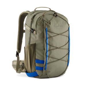 Image of Patagonia Stealth Backpack 25L River Rock Green with P6 Blue Large