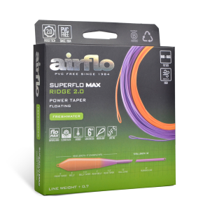 Image of Airflo Superflo Max Ridge 2.0 Power Taper Sunburst Purple WF7F