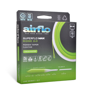 Image of Airflo Superflo Max Ridge 2.0 Power Taper Chartreuse White WF7F