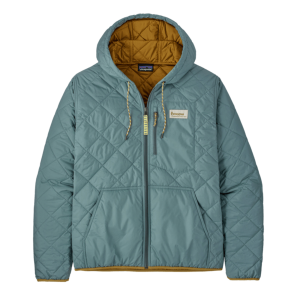 Image of Patagonia Men's Diamond Quilted Bomber Hoody Blue Sage Large