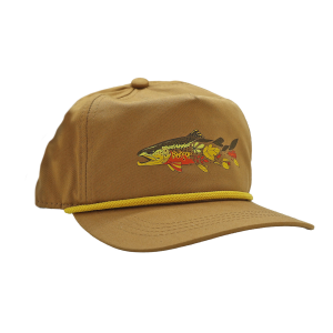 RepYourWater 5-Panel Brimmed Hat Fish Fall Colors