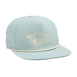 Howler Brothers Aperture Tech Strapback Hat Pelican Postage: Basalt