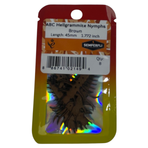 Semperfli ABC Hellgrammite Nymphs 45 mm Brown