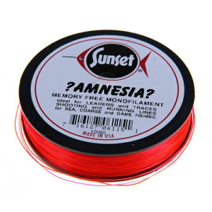 Image of Amnesia Memory Free Monofilament Line Fl. Red 12 lb