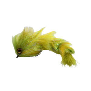 Image of Flymen Fishing Company Polarlite Changer 4/0 & #2 Olive & Yellow