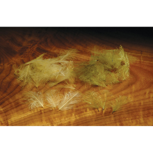 Image of Hareline Cul De Canard Feathers Sulphur Orange
