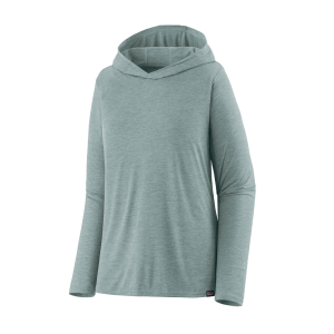 Image of Patagonia Women's Cap Cool Daily Hoody Thermal Blue Light Thermal Blue X-Dye Small