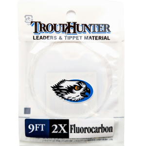 Image of Trouthunter Fluorocarbon Leaders 9 ft With Loop 2X