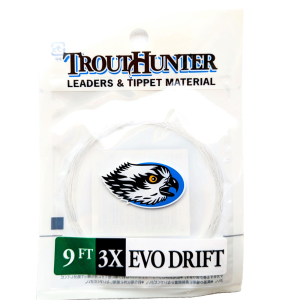 Image of Trouthunter Evo Drift Leaders 9 ft With Loop 3X