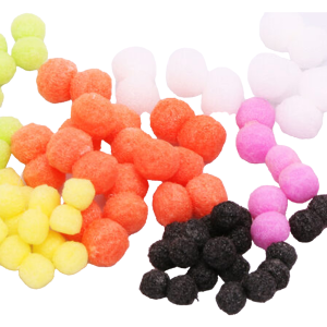 Image of Hareline Small Booby Eyes 3mm Chartreuse