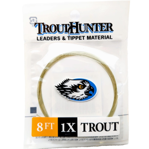 Image of Trouthunter Nylon Leaders 8 ft With Loop 1X