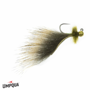 Image of Mini Leech Jig Radiant Fly Olive 14