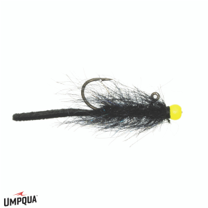 Image of Balanced Leather Leech Fly Black / Chartreuse 10