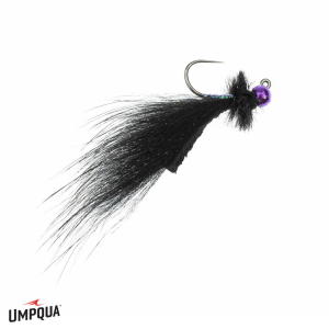 Image of Mini Leech Jig Radiant Fly Black / Purple 16
