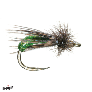 Image of Barr's Graphic Caddis Fly Olive 16