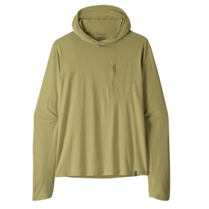 Image of Patagonia Men's Cap Cool Sun Hoody Medium Gumtree Green