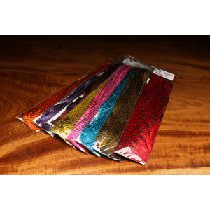 Image of Hareline Half Grizzly Saddles Brown