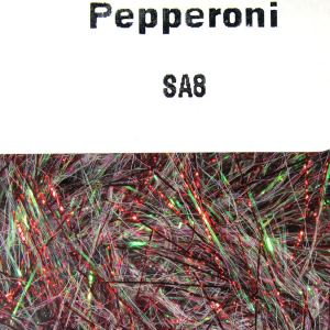 Image of Hareline Aqua Veil Chenille Pepperoni