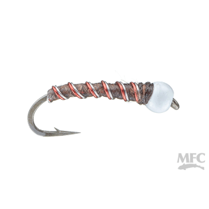 Image of Chan's Maroon Chironomid Bomber Fly 14