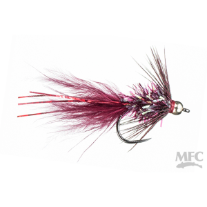 Image of MFC Rowley's Pitching Leech Fly Claret 10