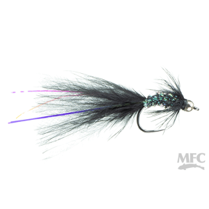 Image of MFC Rowley's Pitching Leech Fly Black 10