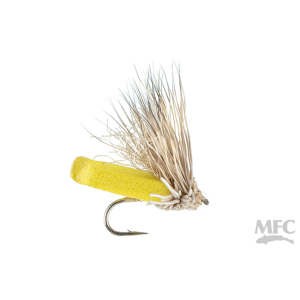 Image of MFC Furimsky's Fluttering Foam Caddis Fly Yellow 16