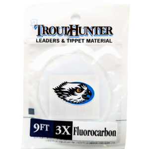 Trouthunter Fluorocarbon Leaders 9 ft With Loop 3X