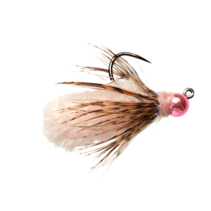 Image of Fulling Mill Barbless Mop Fly 14 Light Pink