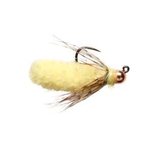 Image of Fulling Mill Barbless Mop Fly 14 Corn Yellow