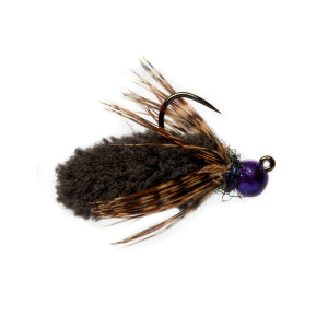 Image of Fulling Mill Barbless Mop Fly 14 Black