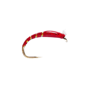 Image of Fulling Mill 3D Glass Chironomid Fly Red 10