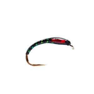 Image of Fulling Mill 3D Glass Chironomid Fly Black 10