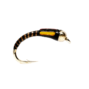 Image of Fulling Mill Traffic Light Black Nugget Fly 12