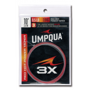 Umpqua Red Hot Power Taper Leaders 3X