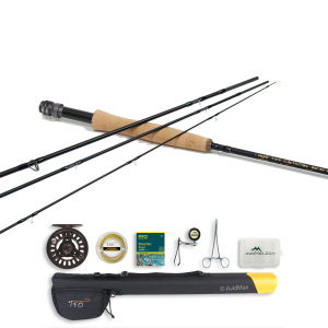 TFO Lefty Kreh Pro Series II Fly Rod and Prism Cast Reel Outfit 4WT 8ft 4PC