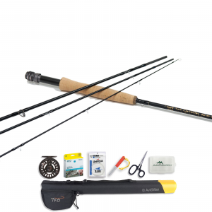 TFO Lefty Kreh Pro Series II Saltwater Fly Rod and Prism Cast Reel Outfit 7WT 9ft 4PC