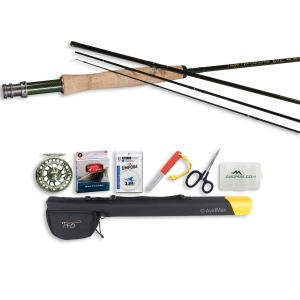 TFO BVK Series 6WT 9' 4PC Saltwater Fly Rod and BVK Reel Outfit