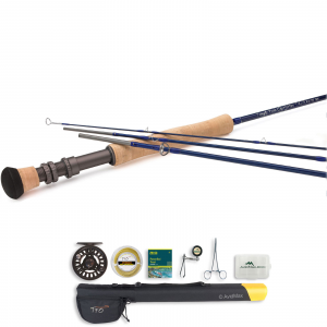 TFO Lefty Kreh TiCr X Series Fly Rod and Prism Cast Reel Outfit 8WT 9ft 4PC