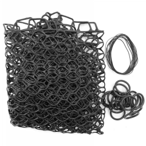 Fishpond Nomad Replacement Rubber Net Kit XL Black