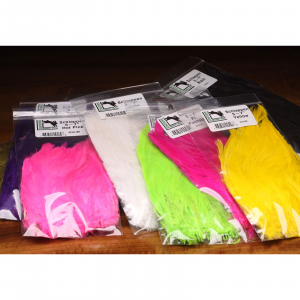 Hareline Schlappen Feathers Yellow