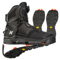 Korkers River Ops BOA with Vibram & Studded Vibram Soles 9